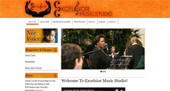 Desktop Screenshot of excelsiormusicstudio.com